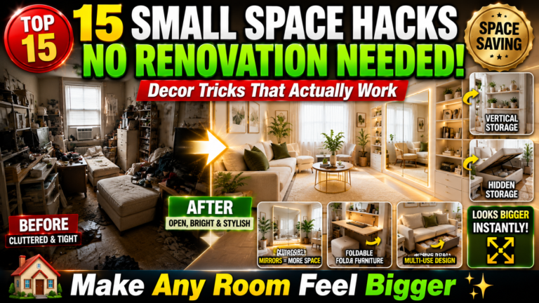 small space home decor hacks