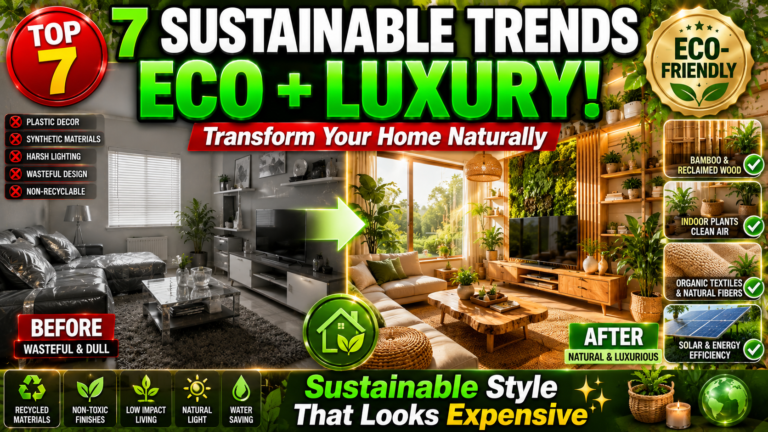 sustainable home decor trends