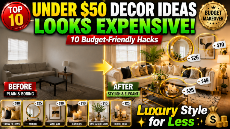 budget-friendly home decor ideas