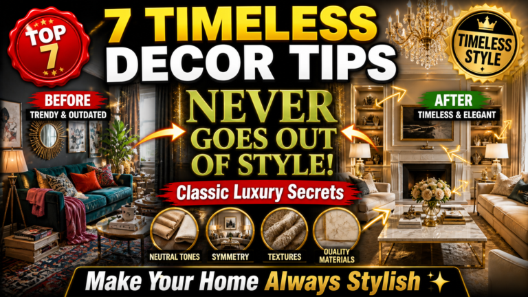 timeless home decor