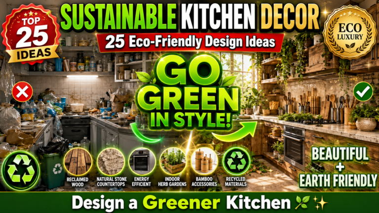 Sustainable Kitchen Decor